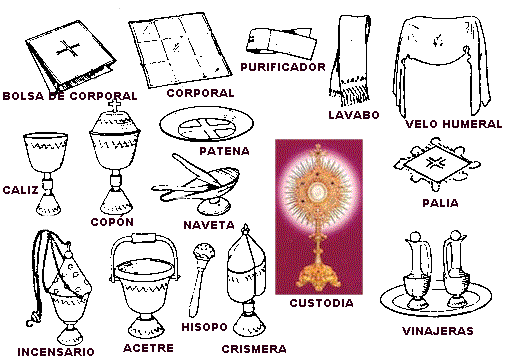 Complementos del altar: Las vinajeras